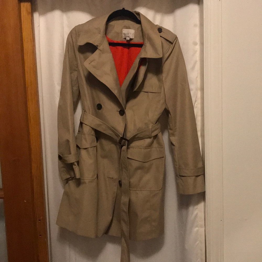 Ann Taylor Tan Trench Coat